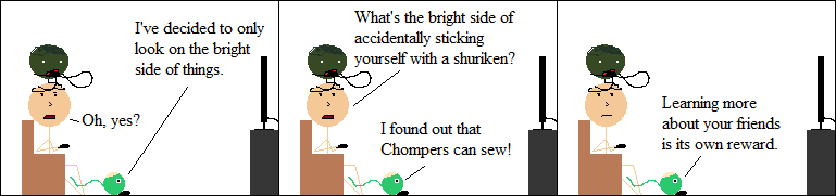 Chompers is the group’s most useful friend.