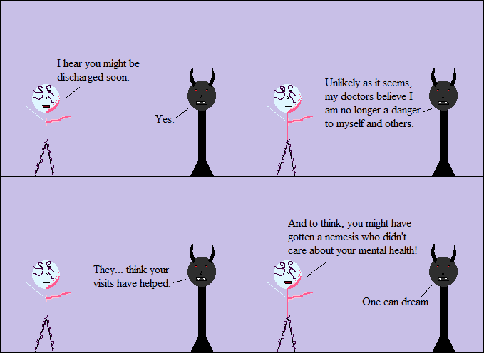 Oryx hates having to talk to people and hates that it helps.